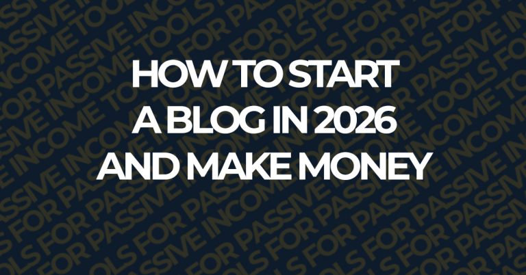 how to start a blog 2026 step by step guide