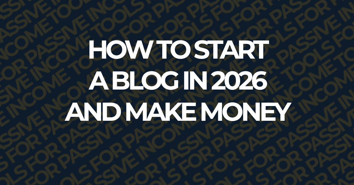 how to start a blog 2026 step by step guide