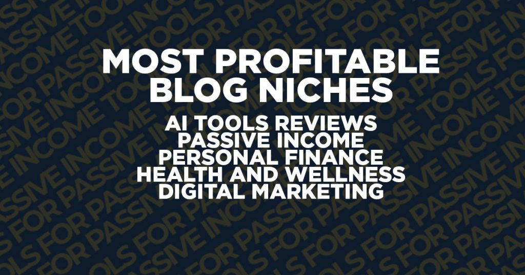 most profitable blog niches 2026