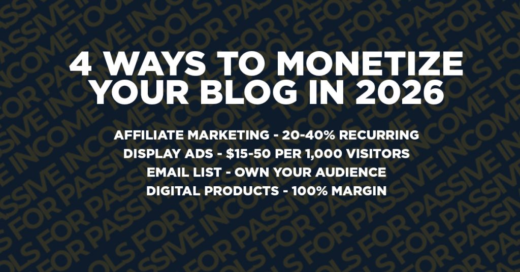 how to start a blog 2026 monetization