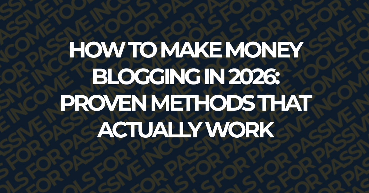 how to make money blogging 2026