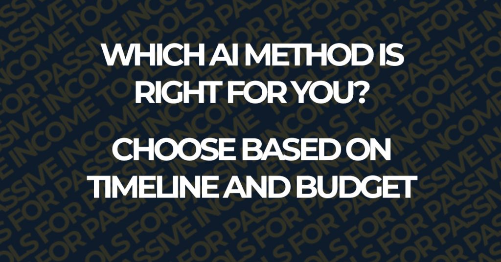 how to make money with ai 2026 decision framework