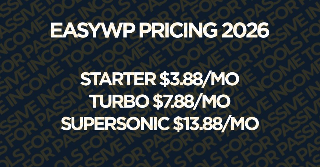  EasyWP review 2026 pricing plans