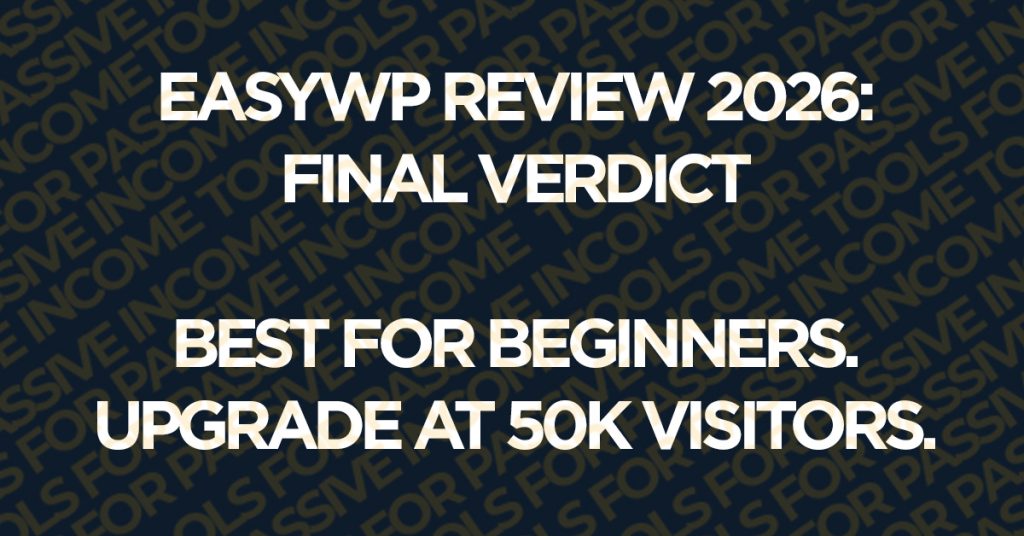 EasyWP review 2026 final verdict