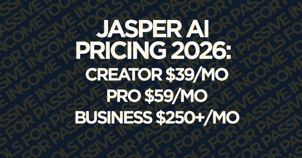 Jasper AI pricing 2026 plans comparison