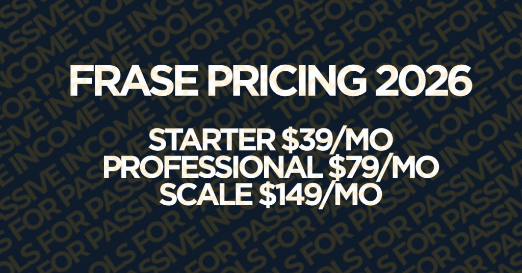 Frase review 2026 pricing plans May 2026