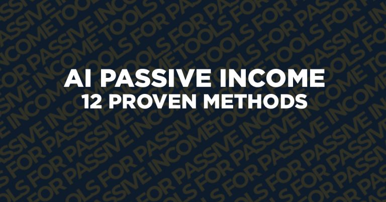 AI passive income 2026