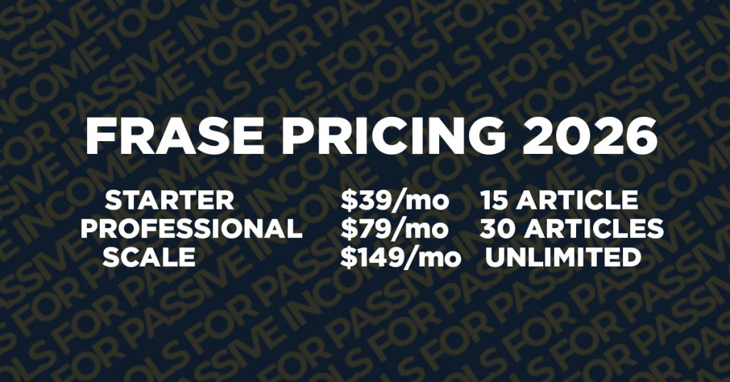 : frase review 2026 pricing plans comparison