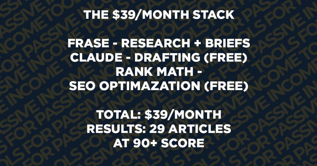 frase review 2026 optimal passive income content stack