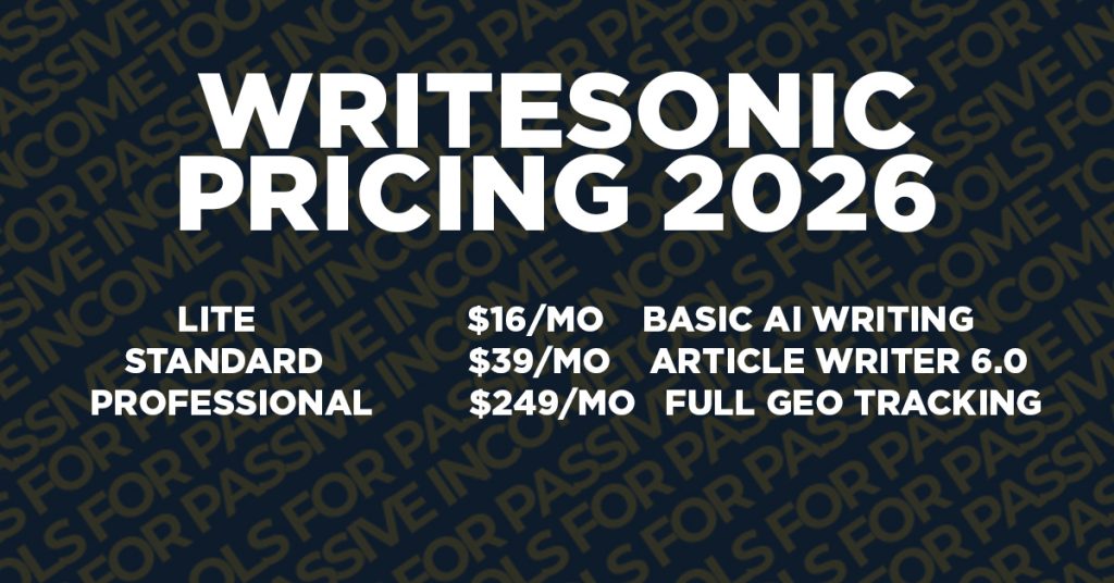 writesonic pricing 2026 all plans comparison